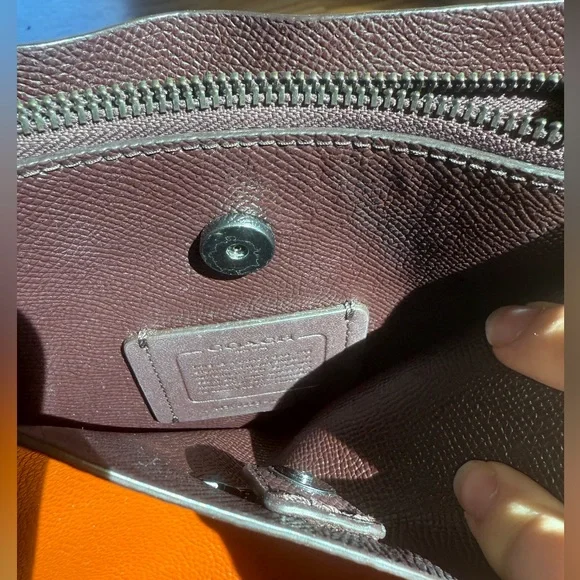 Coach Tan Leather Shoulder Bag - Picture 4 of 5